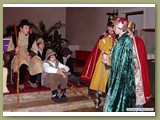 Die drei Könige beim Jesuskind in Bethlehem