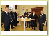Die Moosbacher Delegation beim Kaffee im Bistumshaus St. Otto Bamberg