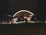 Lanxess-Arena bei Nacht
