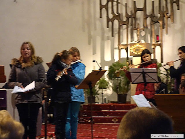 Flötengruppe mit Solistin